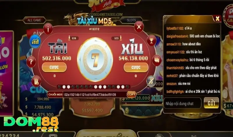 Tài xỉu MD5 – Trang chủ chính thức Tài xỉu MD5 Dom88